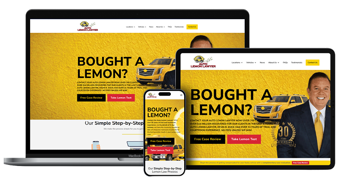 Auto Lemon Lawyer website