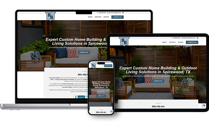 Buchanan Builders website