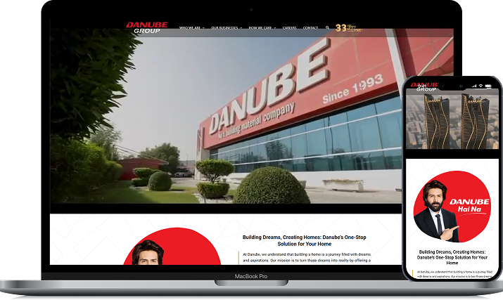 Danube Holding website