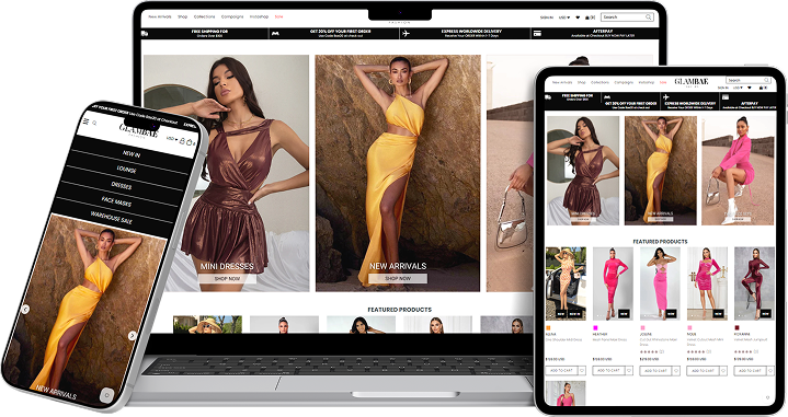 Glambae Fashion website