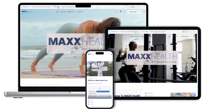 MAXX Health website