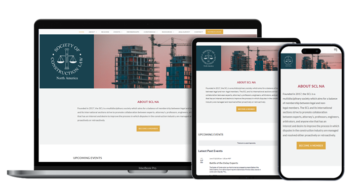 Society of Construction Law North America website