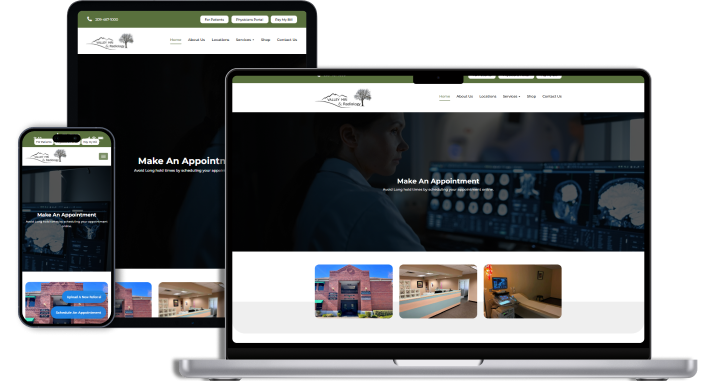 Valley MRI & Radiology website