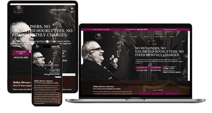 Widner Family Law Group website