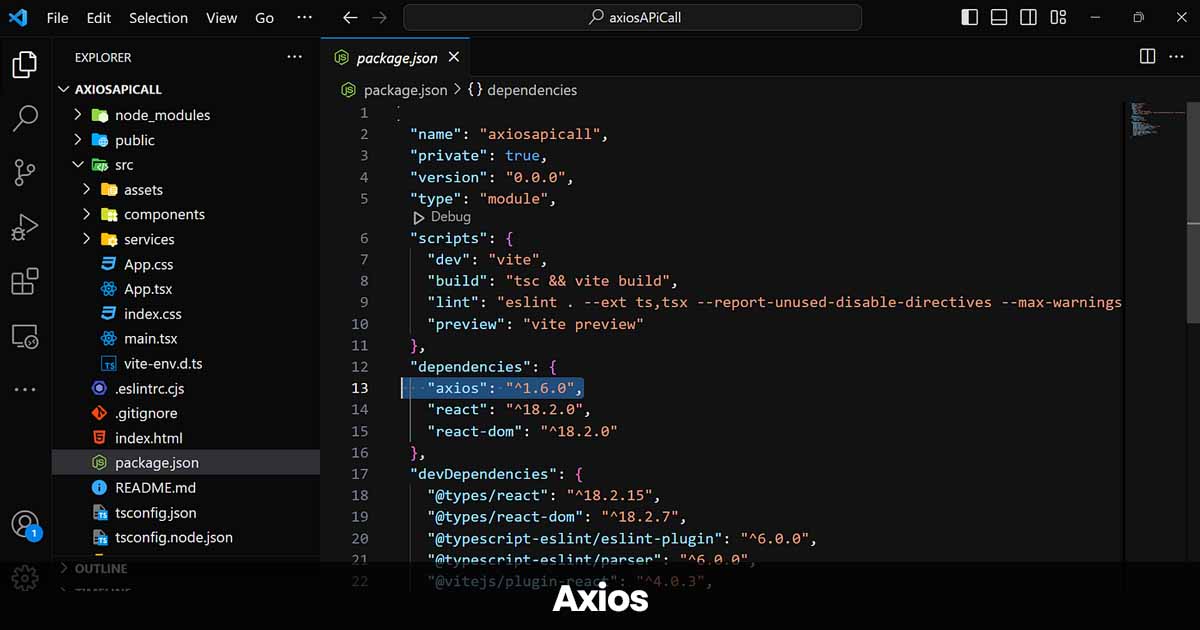 Axios: a promise-based HTTP client