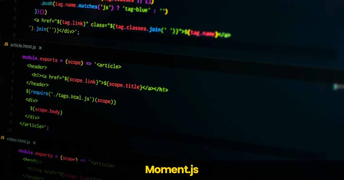 Moment.js: a powerful javascript date library