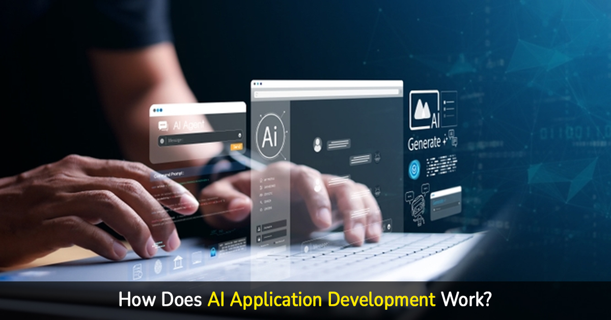 how does ai application development work