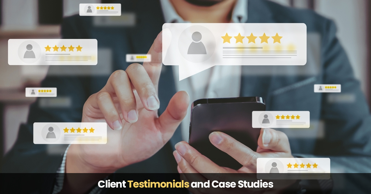 client testimonials and case studies