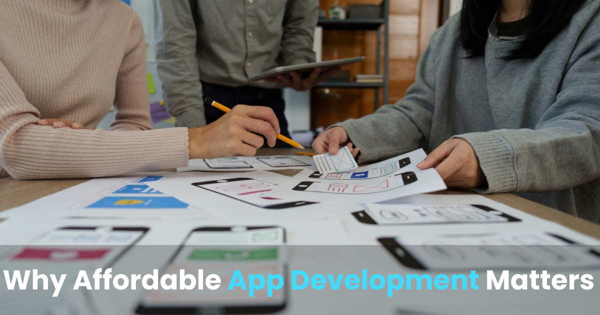 why affordable app development matters