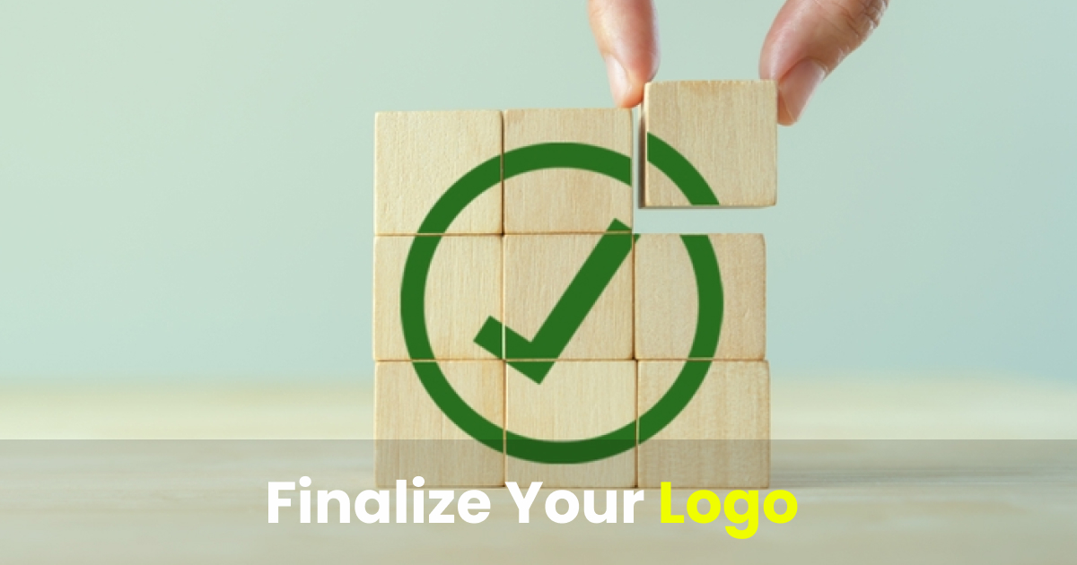 finalize your logo