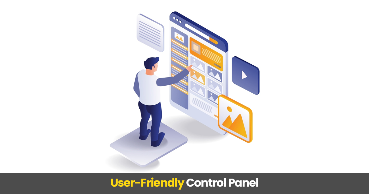 user-friendly control panel