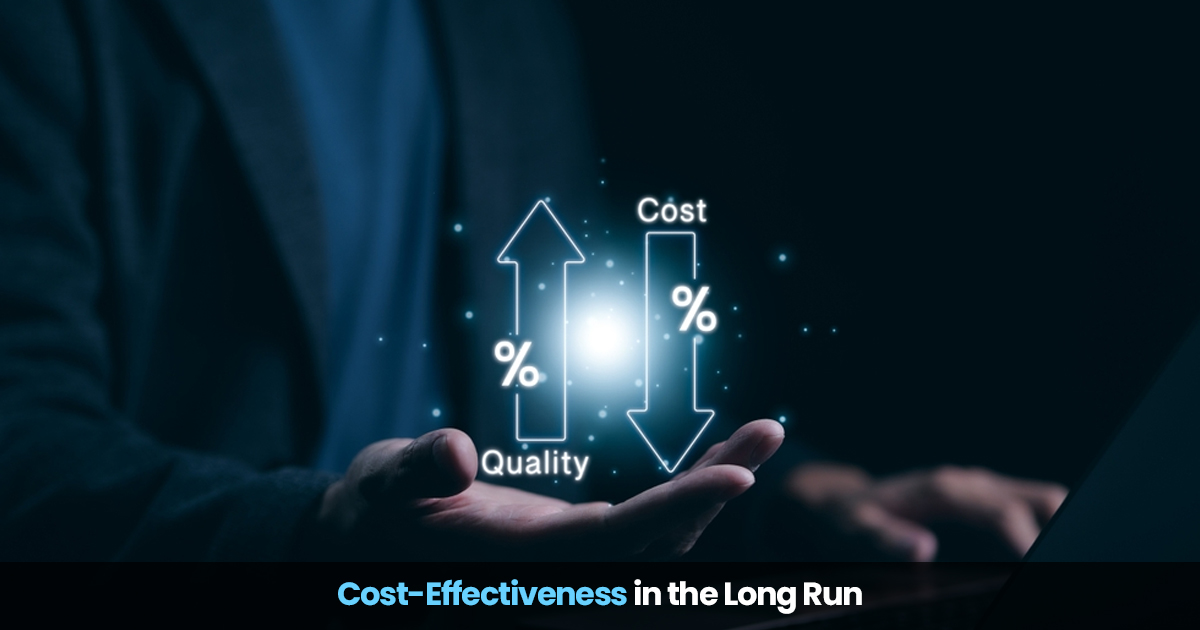 cost-effectiveness in the long run