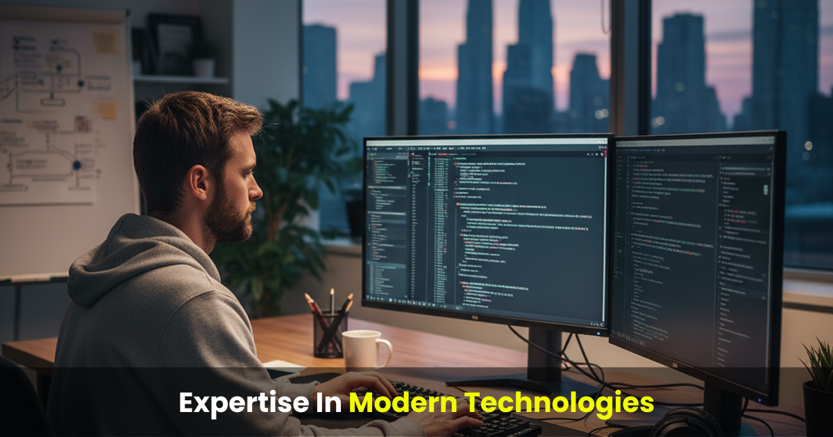 expertise in modern technologies
