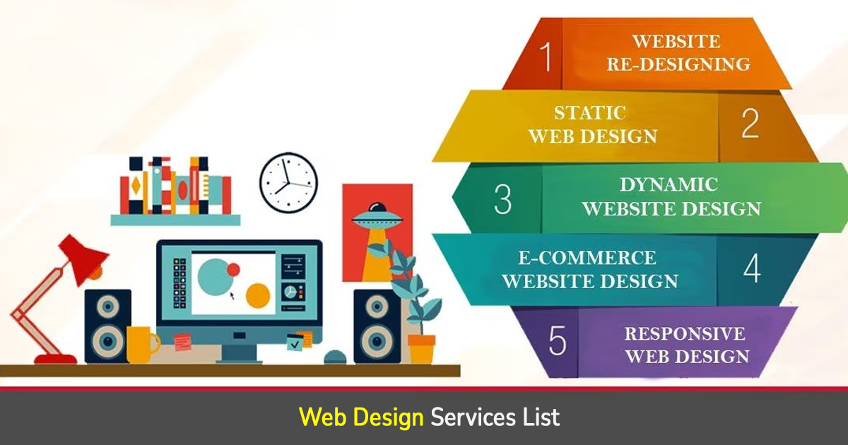 web design services list