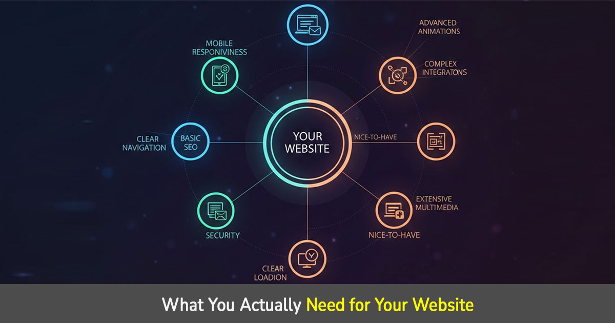 what you actually need for your website