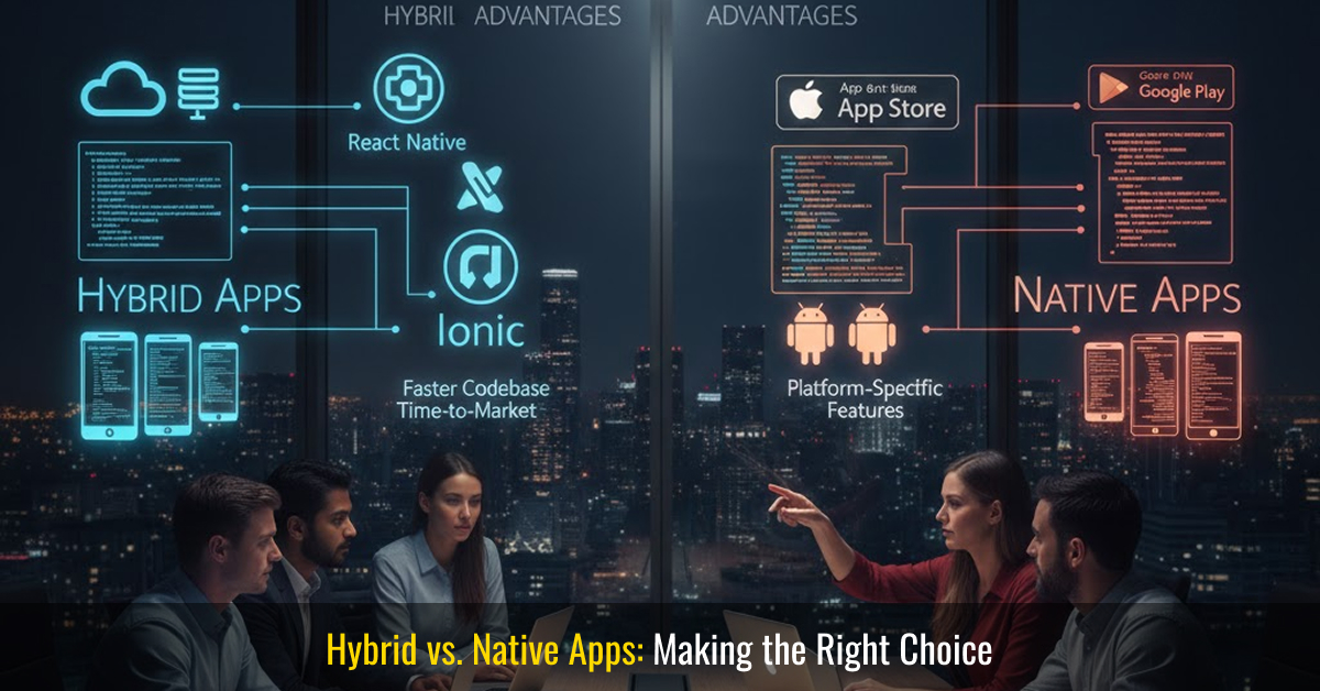 hybrid vs. native apps-making the right choice
