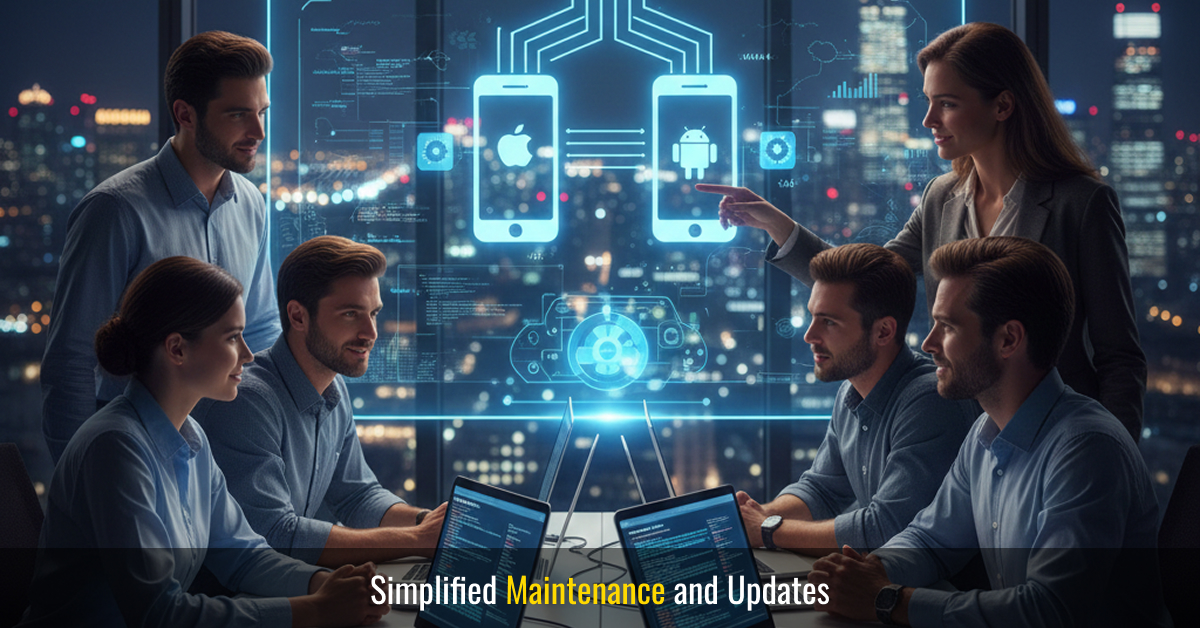 simplified maintenance and updates