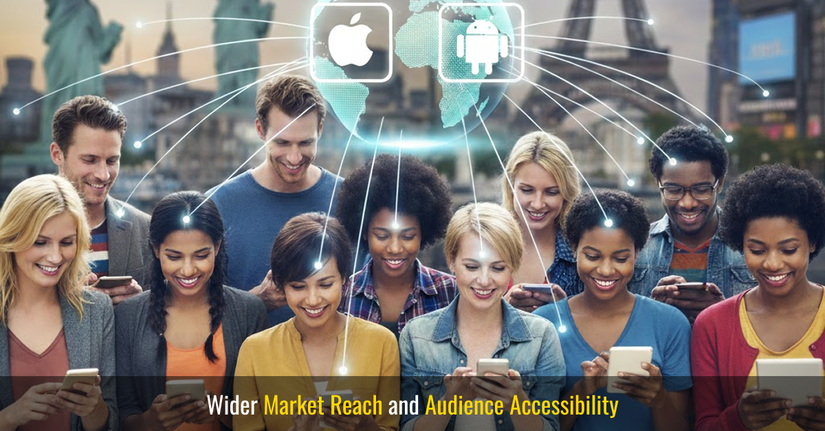 wider market reach and audience accessibility